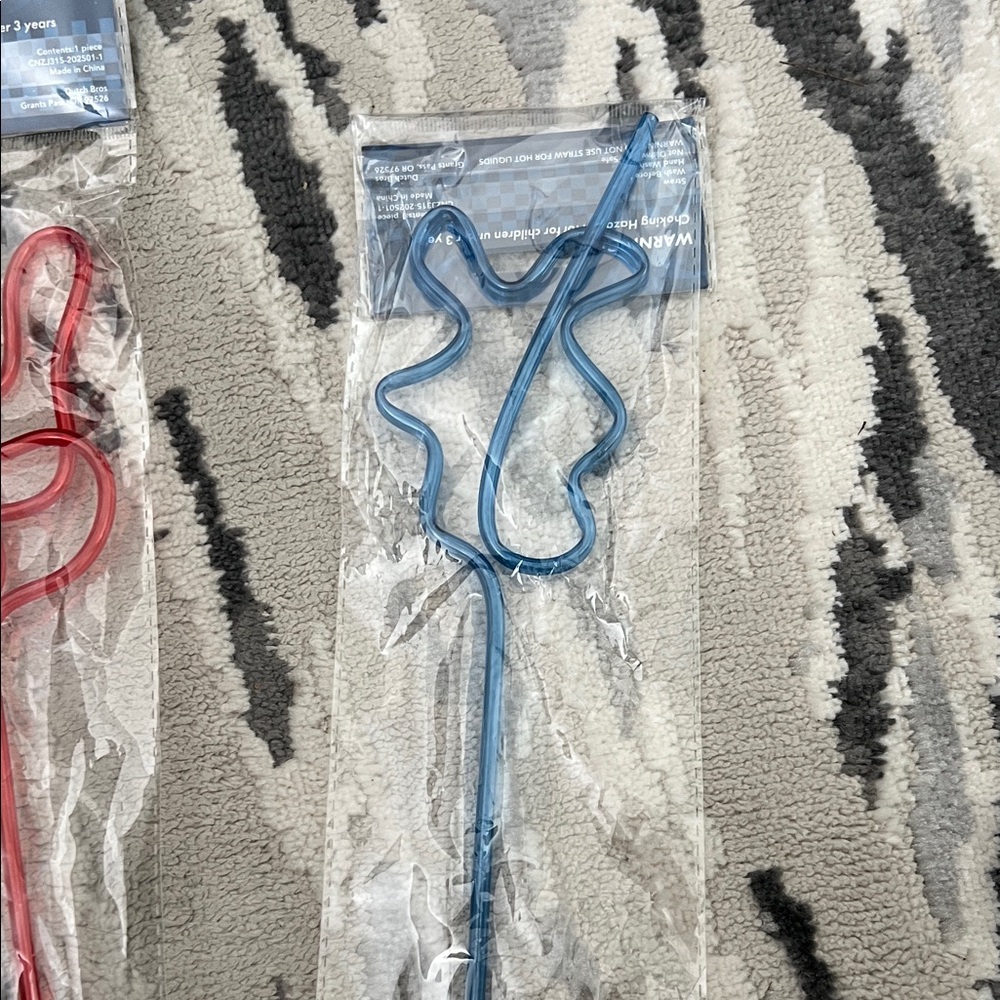 Dutch Bros Fun Straw Set - Yellow, Red, Blue - Picture 4 of 4